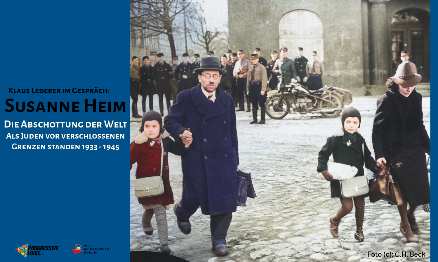Die Abschottung der Welt.  Als Juden vor verschlossenen Grenzen standen 1933 - 1945